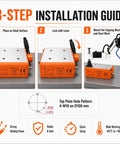 Top Shelf Electric Tapping Machine With Solid Magnetic Base M3 To M16 Flexible Speed Auto Lube Built In Air Blower Full Rotation Arm installation guide on steel surface.