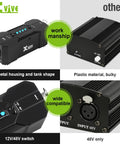 Comparison of Portable Phantom Power Supply 48V 12V Switch for Condenser and Shotgun Mics, Rechargeable Battery Pack