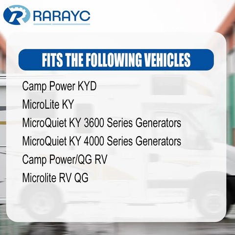 Compatibility list for Electric Fuel Pump And Fuel Filter Kit For Onan Cummins RV Generators 4000 Series 4KW Microlite MicroQuiet.