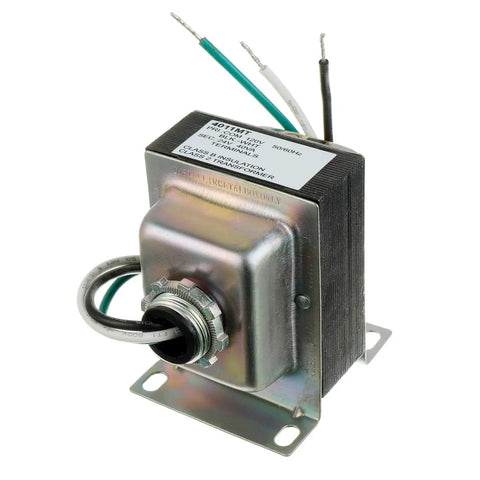 24V 40VA Thermostat And Doorbell Transformer, Power Supply For Nest Ecobee Sensi Honeywell Thermostats, silver unit detail