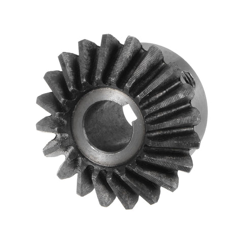 Bevel Gear Set 2M Module 20 Teeth 12mm Shaft Hole 1 To 1 Ratio 90 Degree Right Angle Pinion Gear 45 Steel With 4mm Keyway