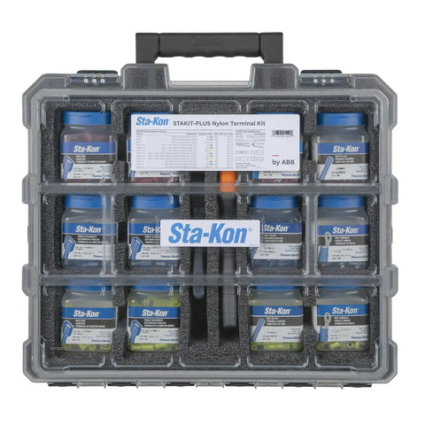 775 Piece Terminal And Disconnect Kit With Crimping And Wire Stripping Tool In Durable Carry Case Includes 12 Types Nylon-Insulated Connectors