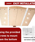 Table Saw Sled Made From Durable UHMW Plastic With Ultra Smooth Glide Pre Drilled Holes And Screws Included, installation view