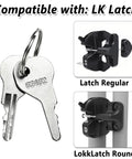 Premium Heavy Duty Replacement Keys For Pool And Garden Gate Magnetic Safety Latches Compatible With Original Series smooth operation keys.