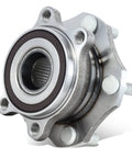 Front Wheel Bearing Hub Assembly For Nissan Rogue And Rogue Sport 2014 To 2019 Driver Or Passenger Side Bare Steel Plug And Play Replacement Part