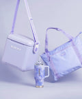 Lilac Breeze 11 Qt Tag-Along Cooler With Strapped Crossbody Carry, Leakproof Lid Locks, Interior Gasket Seal, MaxCold