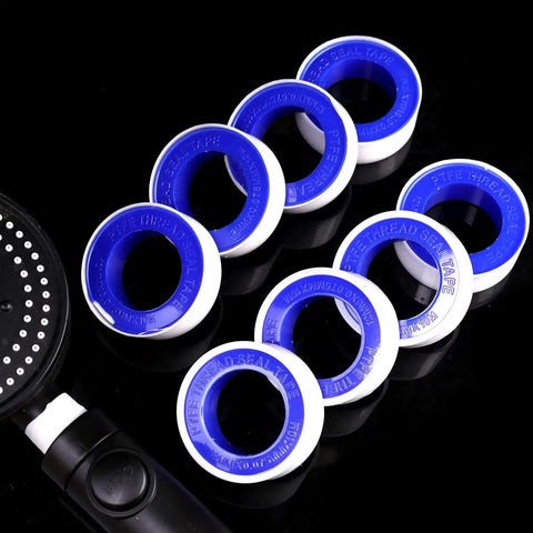 Six Pack PTFE Plumbing Tape Sealant For Quick Leak Stops At Pipe Fittings And Sink Drains Waterproof Thread Sealant Tape