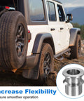 Pro Grade Stainless Steel High Misalignment Spacers For Rod Ends Industrial Precision Bearing Shims on SUV tire setup.
