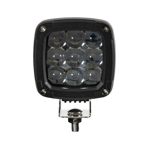 Hot Blue LED Pedestrian Warning Light For Forklifts Pumps Out 400 Lumens Of Straight Up Visibility To Keep Your Crew Safe From Blind Spots Boasting No Hassle IP69K Rated Aluminum Housing And Gritty Polycarbonate Lens For Serious Durability