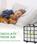 Child sleeping peacefully showcasing Replacement Filter Kit for Shark Vertex DuoClean PowerFin Upright Vacuum AZ2000 AZ2000W AZ2002