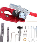 Concealed Hinge Jig With Precision Drill Guide And Adjustable Depth Quick Clamp for cabinet doors, 35mm mounting tool set.