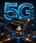 Snapdragon 8 Gen 4 processor representing speed for Built Different 5G Unlocked Smartphone Running Android 15 With 8GB RAM Plus 256GB Internal Storage And A Crisp 6.8 Inch HD Punch Hole Display For Seamless Daily Multitasking.