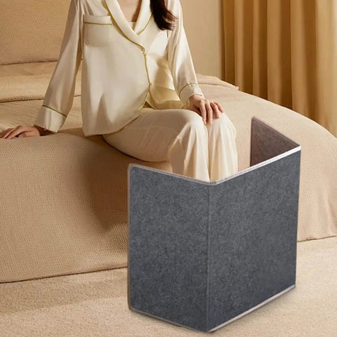 Under Desk Foot Warmer With Soft Blanket For Office And Home, Five Temperature Settings, Five Second Rapid Heating