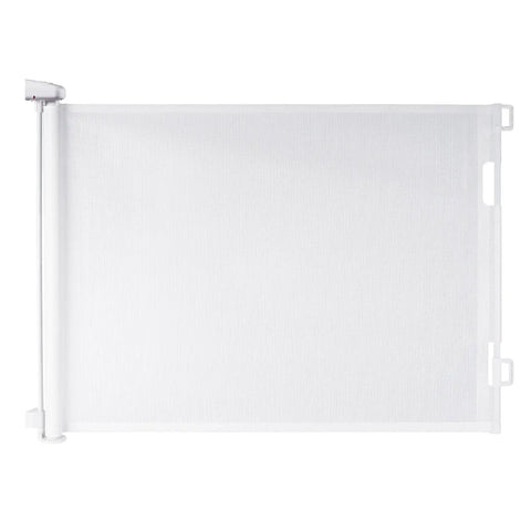 Retractable Baby Gate For Stairs And Doors Indoor Outdoor Safety Gate Extends Up To 55 Inches Wide And 35 Inches High Mesh Barrier
