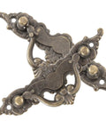 Vintage French Provincial Style Cabinet Pulls 2 Pack Antique Metal Drawer Handles For Dresser, Wardrobe, Cupboard And Kitchen Cabinets
