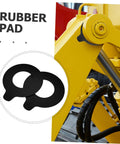 Heavy Duty Excavator Pin Shim Kit Beefed Up With Round Rubber Washers For Boom Bushing Replacement Extend Equipment Life Durable Machinery Pin Shims Easy Installation Fits Excavator Buckets And Boom Pads, rubber pad and shims on excavator boom