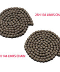 25H 7T Front Sprocket And 68T Rear Sprocket Chain Kit with 136 Link and 144 Link Chains for 49cc Mini Pocket Bike