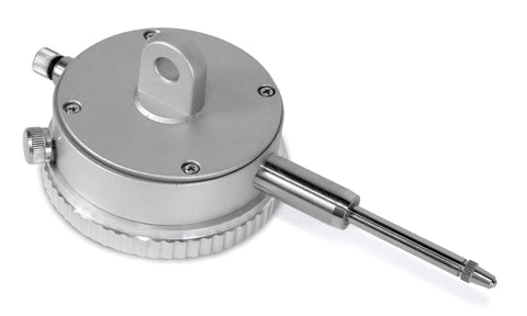 1 Inch Precision Dial Indicator With .001 Inch Resolution, Stainless Steel Rack And Contact Tip, Rotatable Bezel And Adjustable Markers