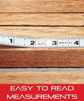 Tape Measure Stix With Adhesive Backing For Quick On Bench Mounts On Saw Tables And Drafting Tables One Half Inch