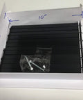 Three Way Plastic Side Wall Ceiling Register In White For Duct Opening Outside 12W x 10H Inside 10W x 8H With Rust Proof All Plastic Build
