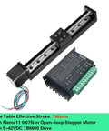 Slick T Style Linear Guide Rail Motorized Slide Table Tight Z Axis Alignment Stage With 50 To 300 Mm Stroke And Quick Hookup Motor Driver Kit for 150mm travel setup.