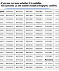 Compatibility chart for Washer Door Hinge Replacement Fits Whirlpool Duet Kenmore Elite Maytag 3000 Series Front Load Washers