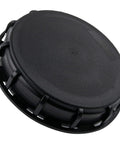 Get A Heavy Duty HDPE Tote Tank Lid With Leak Proof Gasket To Seal 163mm Ibc Containers From Major Brands Like Greif And Schutz For Super Secure Bulk Storage That Keeps Liquid In Where It Belongs Without Any Mess Or Spills - black lid with gasket fitting.