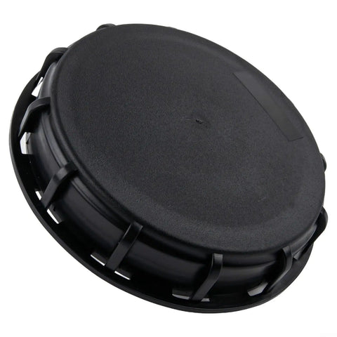 Get A Heavy Duty HDPE Tote Tank Lid With Leak Proof Gasket To Seal 163mm Ibc Containers From Major Brands Like Greif And Schutz For Super Secure Bulk Storage That Keeps Liquid In Where It Belongs Without Any Mess Or Spills - black lid with gasket fitting.
