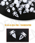 BMW 120Pcs Door Panel Clips Trim Retainer Kit For 3 Series 5 Series 7 Series E36 E34 E38 E39 M3 X1 X3 X4 X5 X6