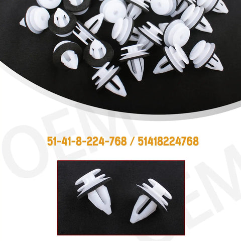 BMW 120Pcs Door Panel Clips Trim Retainer Kit For 3 Series 5 Series 7 Series E36 E34 E38 E39 M3 X1 X3 X4 X5 X6