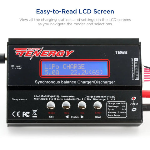 Must Have All In One Digital Battery Charger And Balancer For 1S To 6S LiPo LiFePO4 NiMH NiCd Packs With LCD display