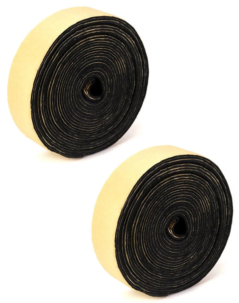 Pipe Wrap Insulation Tape 2 Pack Waterproof Foam Adhesive For Hot Or Cold Pipes 33 Ft Long 2 In Wide 1/8 In Thick