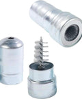 Two Pack Battery Terminal Cleaner Brush Set For Cars And SUVs, showing bristle tool with steel wire and galvanized shell
