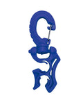 Double Hose Holder Clip For Scuba Diving Keeps Two Low And High Pressure Hoses Secure And Tangle Free Quick Snap On Design Blue
