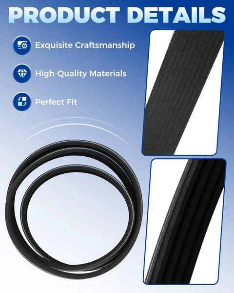 Toyota Drive Belt Kit For Tacoma 1995-2004 4Runner 1996-2002 Tundra 2000-2004 T100 1995-1998 Three Belts 4PK1050 4PK1070 4PK870