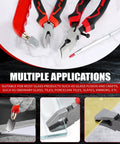 Top Shelf 9 Piece Glass Cutting Kit features oil fed scorer and running pliers for stained glass mosaic crafting applications.
