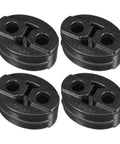 Upgrade Your Ride With Heavy Duty Exhaust Hanger Rubber Bushings For Smoother Drives And Less Noise. This Premium 2/4 PCS Kit Features Durable 13mm two hole design, black rubber mounts for muffler vibration support.