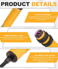 Photoelectric Sensor M18 Diffuse Reflection 7-30 Cm Detection Distance DC6-36 V 300 mA NPN NC with plastic housing and lens