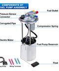 Components of Fuel Pump Assembly With Sending Unit Fits Chevy Silverado 1500 2500 HD 2004-2007 And GMC Sierra
