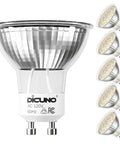 GU10 Dimmable LED Bulbs 2700K Warm White 700 Lumens 6W 120V For Track Lighting Kitchen And Range Hood Smooth Dimming Pack of 6