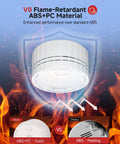 Make Sure Your Loved Ones Stay Chill With This Rock Solid Interconnected Carbon Monoxide Detector Offering Legit UL Certification And Pain Free Mounting For Serious Household Safety. Flame-retardant carbon monoxide detector design with clear indicators.