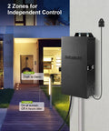 Dual Output 300W Low Voltage Landscape Transformer With Timer And Photocell Sensor for pathway lighting control