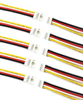Mini Micro PH2.0mm 4Pin Connector Kit With 10cm 22AWG Soft Silicone Wire, Includes Male And Female Plugs, Ideal For LED Light Strips