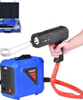 No Sweat Heavy Duty Split Induction Heater Tool With 1800W Magnetic Heating Kit holding heating tool with copper coils and rugged case.