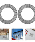 30 Pair M10 Double Layer Self Locking Wedge Shaped Anti Vibration Safety Washers Built From Heavy Manganese Steel displayed on a table.