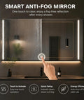 Ultra Chic 72 Inch Freestanding Single Sink Bathroom Vanity With Glowing Led Mirror Cabinet and Hella Spacious Drawer Storage Plus Open Shelves Home Decor with smart anti-fog mirror.