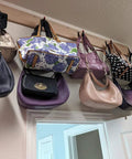 Heavy Duty Garage Storage Hooks 10 Pack Wall Mount J Utility Hangers organizing handbags in home closet