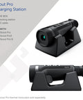 Charging Docking Station For Scout Pro Series With USB C Charging Port Built In Storage Bay And Rig Or Boat Mounting Compatible With Scout Pro I II III Thermal Cameras in docking position