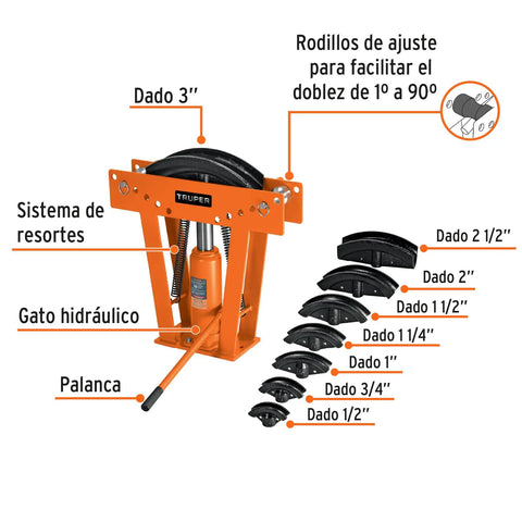 Heavy Duty 16 Ton Hydraulic Pipe Bender For Steel Tubing Badass Workhorse For Contractor Shops Cuts Through Stiff Conduit Like Butter Easy Setup Rugged Build Handles Any Gnarly Bend You Throw Its Way Today
