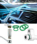 Pro Grade 805 Piece Rubber O Ring Kit For Cars And Home Repairs with O rings shown for car AC and faucet sealing